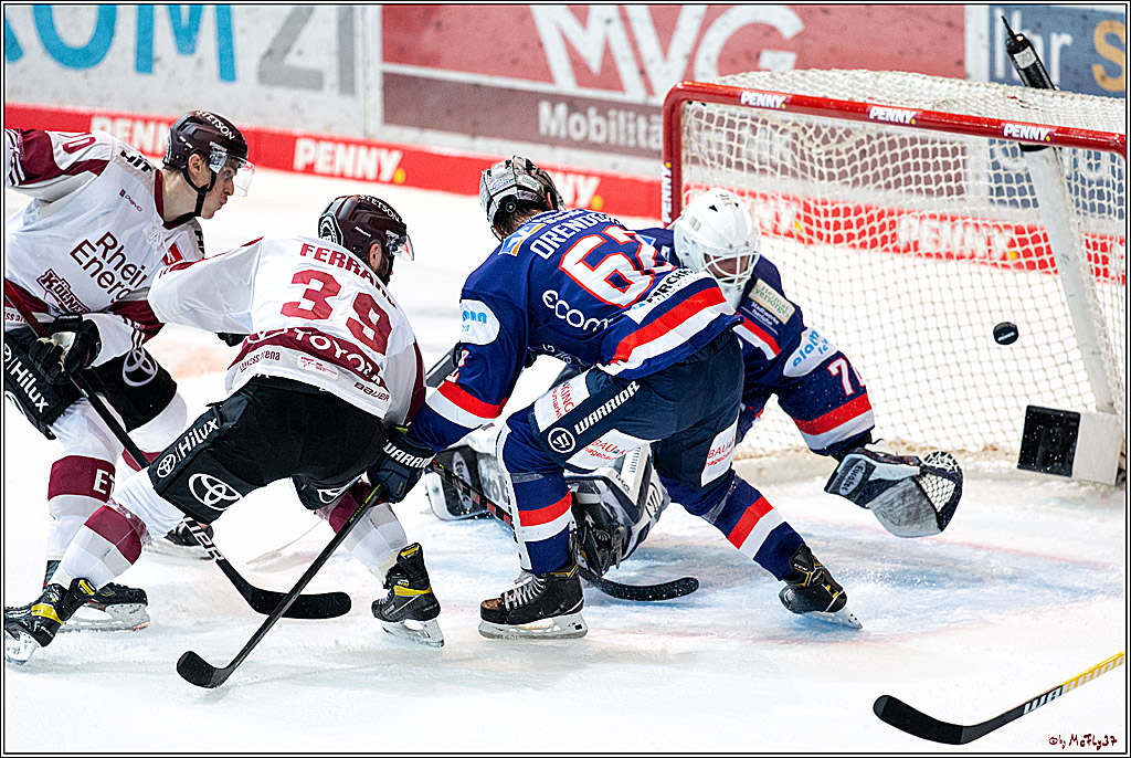 PENNY DEL;  Iserlohn Roosters - Koelner Haie; Iserlohn, 05.02.2021